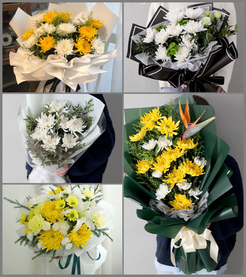 山西晋城高平市河西镇朵则村白事花束代送